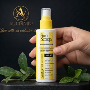 SunScoop Hydrating Face & Body Fluid Sunscreen Spray, SPF 60 PA++++, Sunscreen for Dry & Oily Skin (125ml)